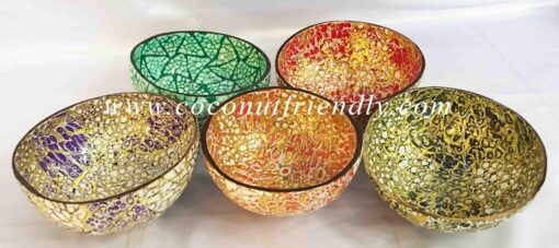 Wholesale Vietnam eggshell inlaid coconut bowl