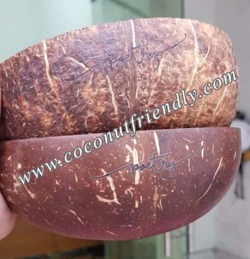CFCB 1801 - Coconutfriendly - Vietnam Engraved Coconut Shell Bowls Wholesale