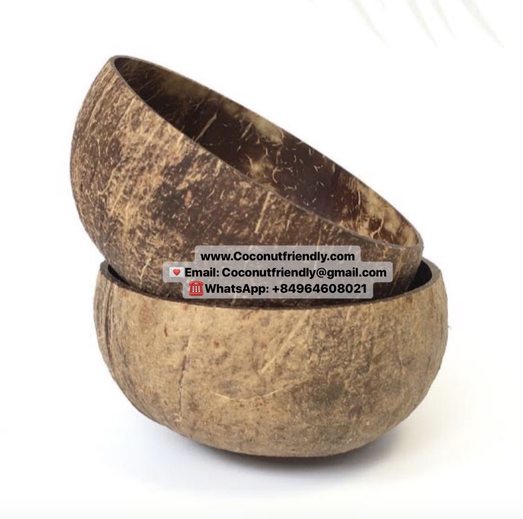 Original Coconut Shell Bowls Wholesale (CF_801) Coconut friendly