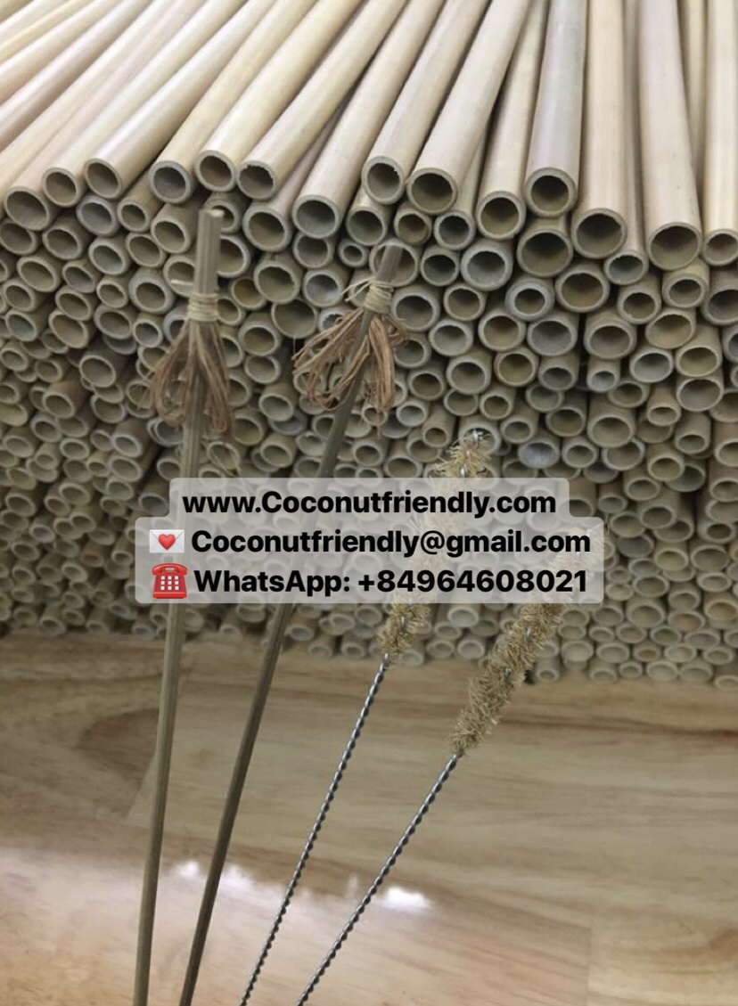 Wholesale Vietnam 100% Organic Composable Bamboo Drinking Straw