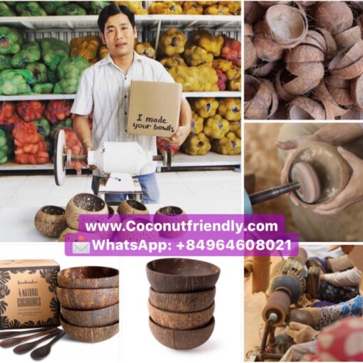 BEST SELLING ECO FRIENDLY NATURAL COCONUT SHELL BOWL