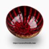 CF 8638 Lacquer bowls with mother of pearl (seeshell) inlaid