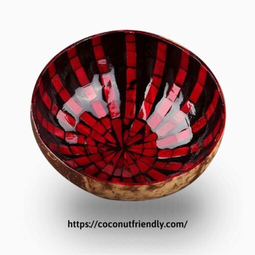 CF 8638 Lacquer bowls with mother of pearl (seeshell) inlaid