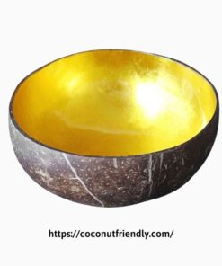 CF 8607 Lacquer bowls with hand painting metallic color
