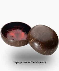 CF 8613 Lacquer bowls with hand painting metallic color 1