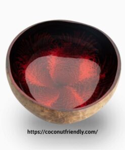 CF 8613 Lacquer bowls with hand painting metallic color