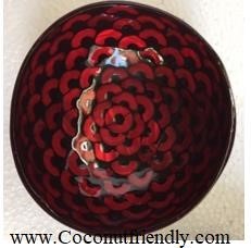Bulk luxury mother of pearl coconut bowl
