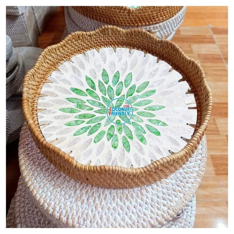 Direct-factory-Mother-of-Pearl-Rattan-Tray-wholesale-1