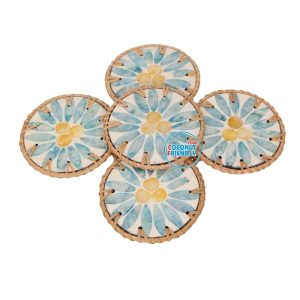 B2B-mother-of-pearl-rattan-coaster-manufacturer-1
