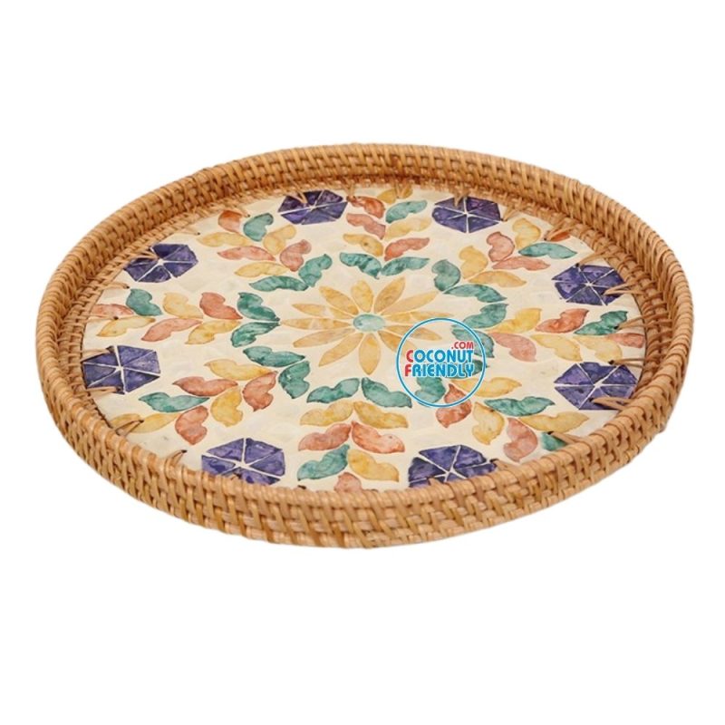 Round-Mother-of-Pearl-Rattan-Tray-in-retail-3