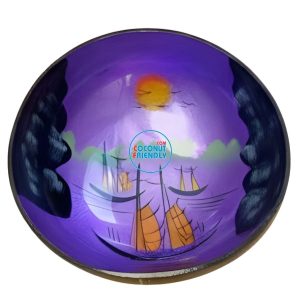 Minimalist Lacquer Coconut Bowl Supplier For Kitchens Mauritius - TCLCB 8794C