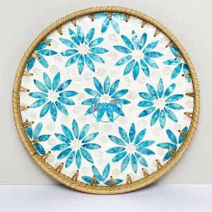 Vintage Mother Of Pearl Tray Mauritius Bulk Deals For Resorts - TCRMT 8746C