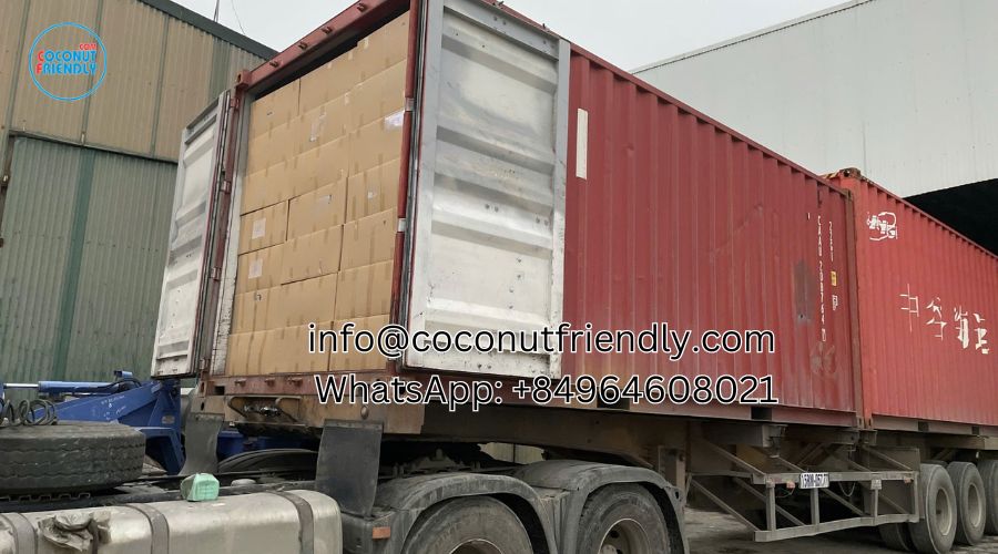 The goods are shipped by container - 5