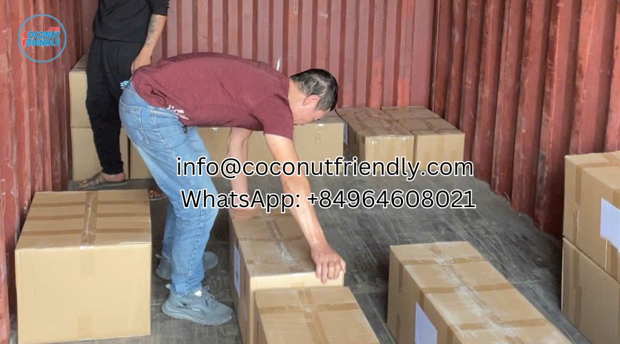 The goods are shipped by container - 4