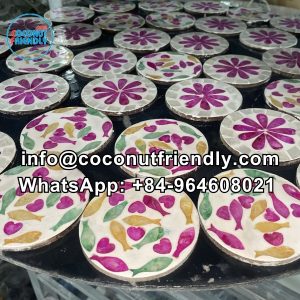 manufacturer mop rattan coaster 6