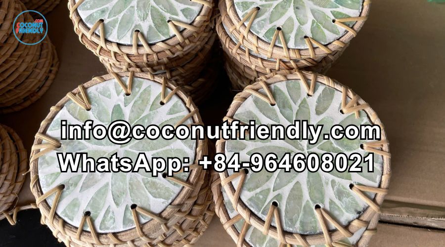 manufacturer mop rattan coaster 3