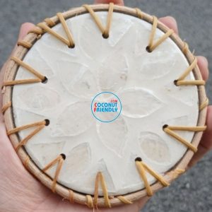 Mindful Mother Of Pearl Rattan Coaster Lanzarote Eco Retail - TCRCO 8788C